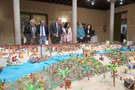 Imagen El Belén de Playmobil de la Diputación volverá a presidir el Patio de Columnas del Palacio Provincial durante toda la Navidad con cerca de 10.000 piezas